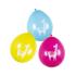 6 globos de látex de llama colores surtidos (25 cm) - Lovely Llama