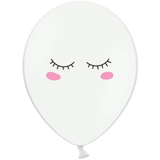 6 globos extra resistentes Smiley unicornio (30 cm)