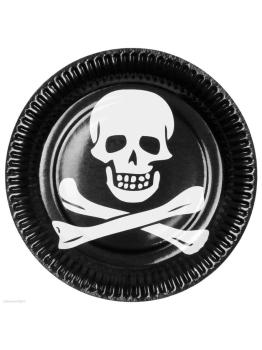 6 placas de caveira de 23 cms