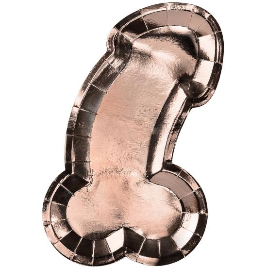 6 platos con forma de pene (26 cm) - Bachelorette party 6 platos con forma de pene (26 cm) - Bachelorette party