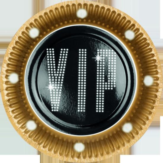 6 platos para fiesta VIP (23 cm) - Elegant Collection