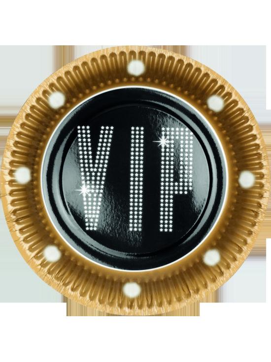6 platos para fiesta VIP (23 cm) - Elegant Collection
