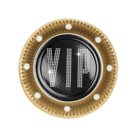 6 platos para fiesta VIP (23 cm) - Elegant Collection