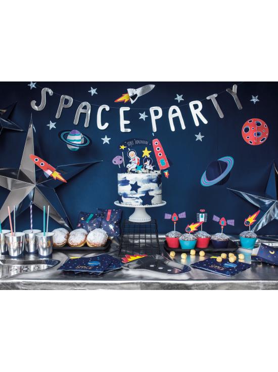 6 vasos "Space Adventure" de papel - Space Party