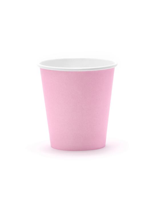 6 vasos azul pastel de papel - Pastelove