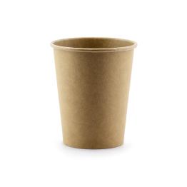 6 vasos de papel Kraft