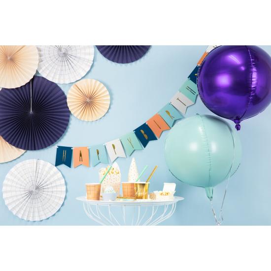 6 vasos dorados "Cheers!" de papel - Gold Bridal Shower