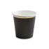 6 vasos negros con borde dorado de papel - New Year’s Eve Collection