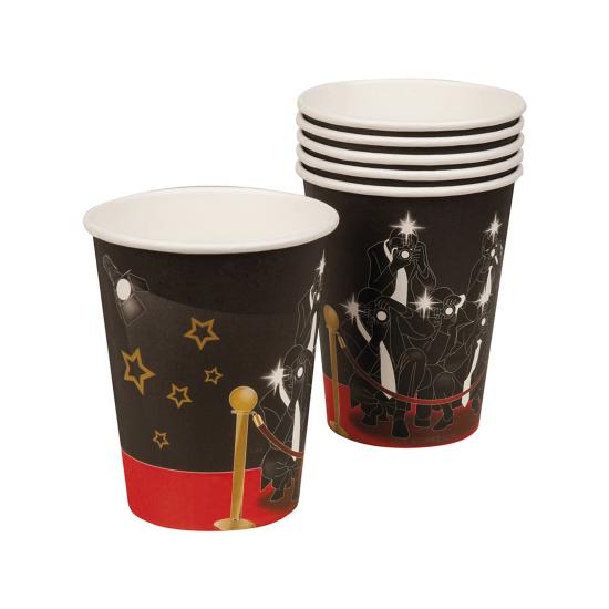 6 vasos para fiesta VIP - Elegant Collection