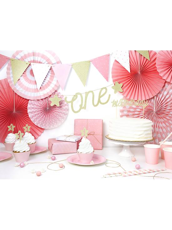 6 vasos rosas de papel - Sweets Collection