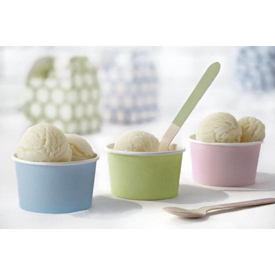 6 vasos variados pastel para helado de papel - Pastelove Collection