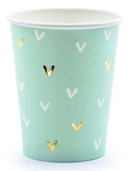6 vasos verdes - Llama Party