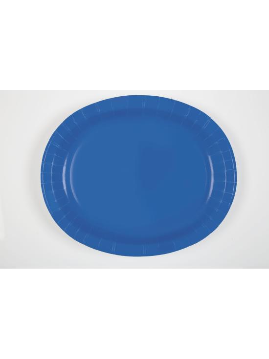 8 bandejas ovaladas azul oscuro - Línea Colores Básicos