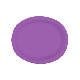 8 bandejas ovaladas morada - Línea Colores Básicos