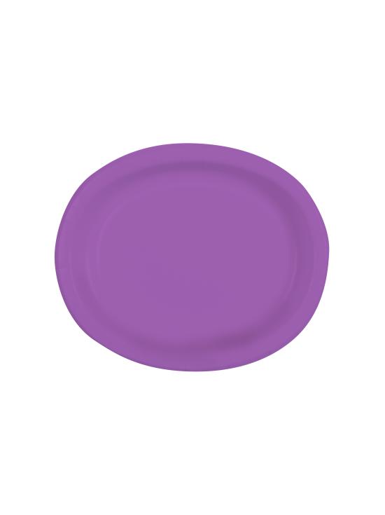 8 bandejas ovaladas morada - Línea Colores Básicos