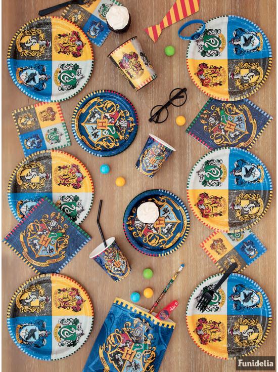 8 bolsas de chucherías de regalo Harry Potter - Hogwarts Houses