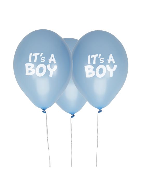 8 globos azules (30 cm) - Blue Star