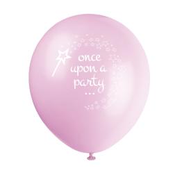 8 globos de Unicornio rosa (30 cm) - Magical Unicorn