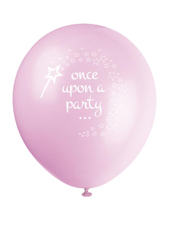 8 globos de Unicornio rosa (30 cm) - Magical Unicorn