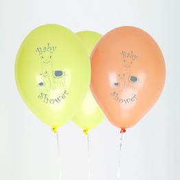 8 globos de látex (30 cm) - Llama Love