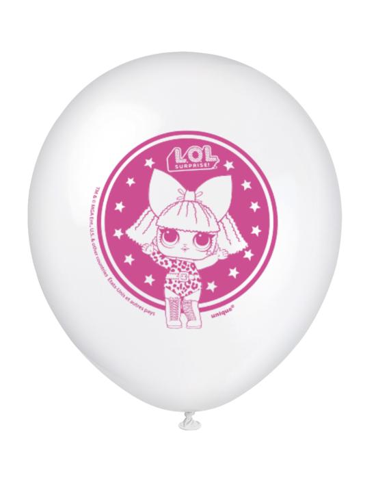 8 globos de látex LOL Surprise (47cm) - LOL Friends