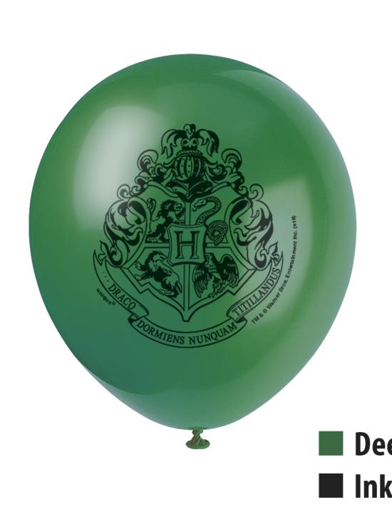 8 globos variados Harry Potter (30cm) - Hogwarts Houses