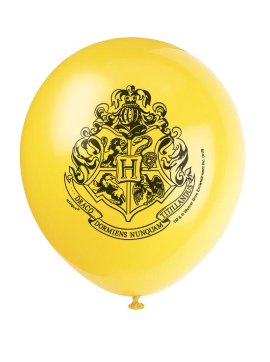 8 globos variados Harry Potter (30cm) - Hogwarts Houses