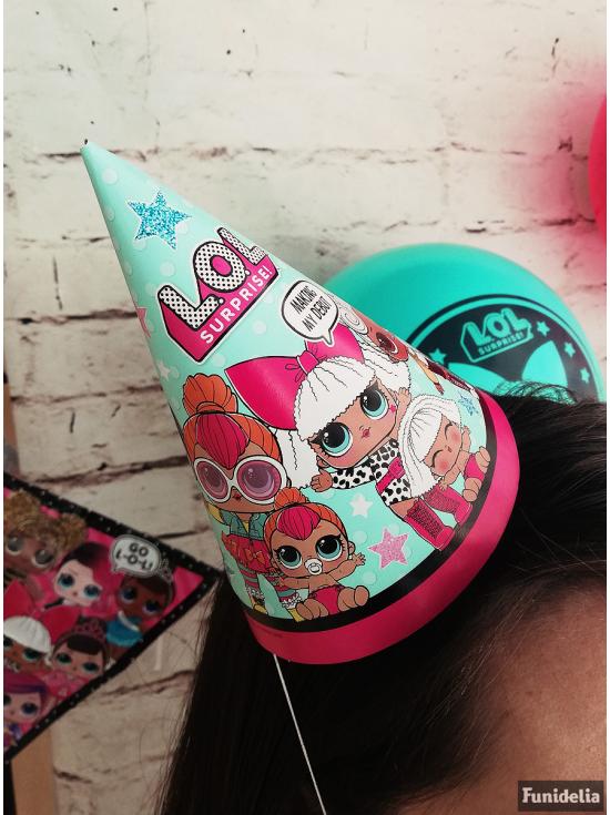 8 gorritos de cumpleaños LOL Surprise - LOL Friends