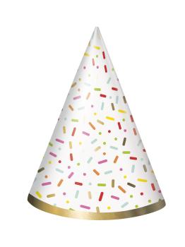 8 gorritos de fiesta - Donut Party