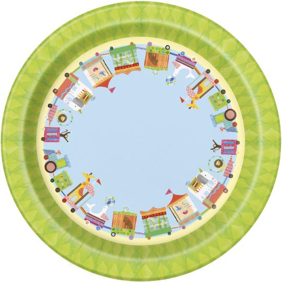 8 platos (18 cm) - Circus Animal 8 platos (18 cm) - Circus Animal