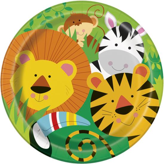 8 platos (23 cm) - Animal Jungle 8 platos (23 cm) - Animal Jungle