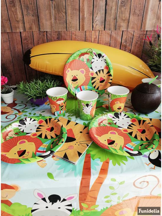 8 platos (23 cm) - Animal Jungle