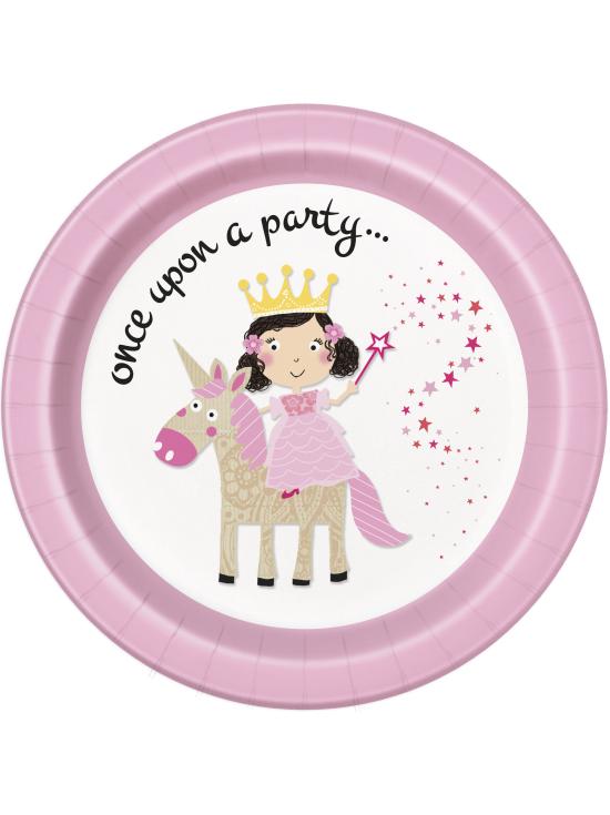 8 platos (23 cm) - Magical Unicorn
