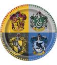 8 platos grandes Harry Potter (23cm) - Hogwarts Houses