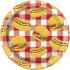 8 platos pequeños BBQ (18 cm) - Grillin' & Chillin'