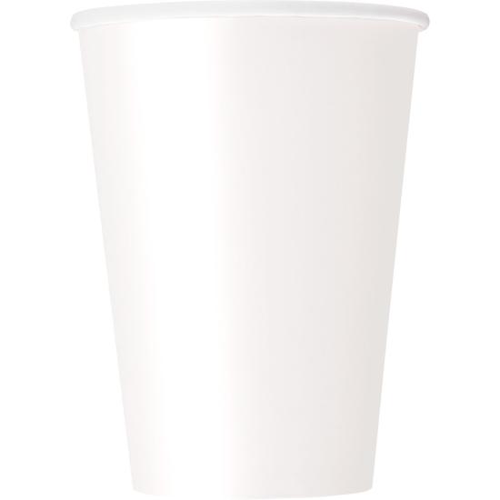 8 platos pequeños blancos (18 cm) - Línea Colores Básicos