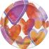 8 platos pequeños con corazones de acuarela (18 cm) - Watercolour Hearts