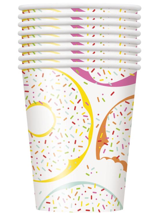 8 vasos - Donut Party