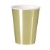 8 vasos dorados - Línea Colores Básicos