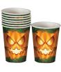 8 copos de abóbora de Halloween