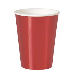 8 vasos rojos - Solid Colour Tableware