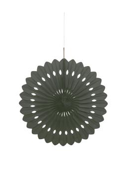 Abanico de papel decorativo color negro - Línea Colores Básicos