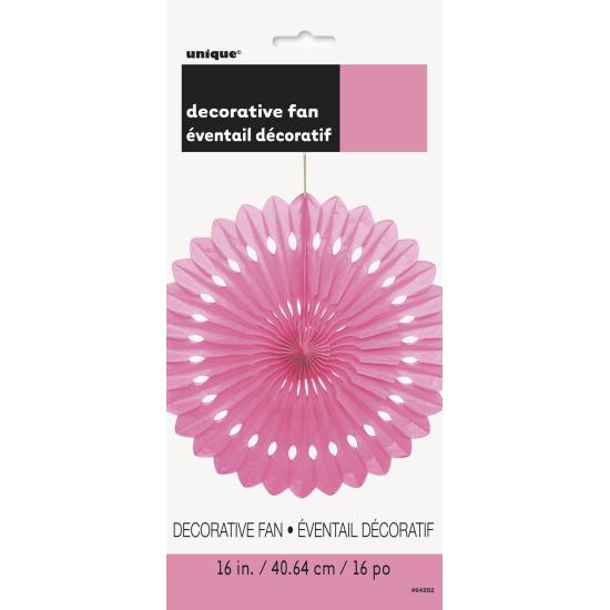 Abanico de papel decorativo color rosa- Línea Colores Básicos Abanico de papel decorativo color rosa- Línea Colores Básicos