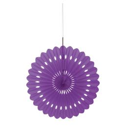 Abanico de papel decorativo morado - Línea Colores Básicos