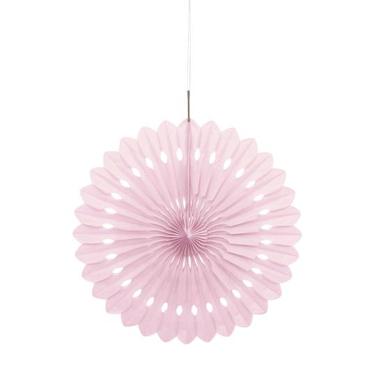 Abanico de papel decorativo rosa claro - Línea Colores Básicos