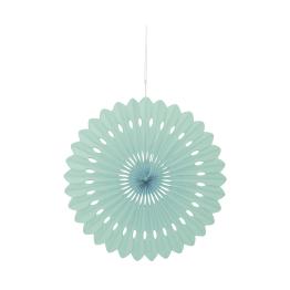 Abanico de papel decorativo verde menta - Línea Colores Básicos