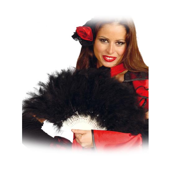 Abanico de plumas negras Abanico de plumas negras