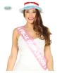 Banda Feliz Cumpleaños rosa para adulto