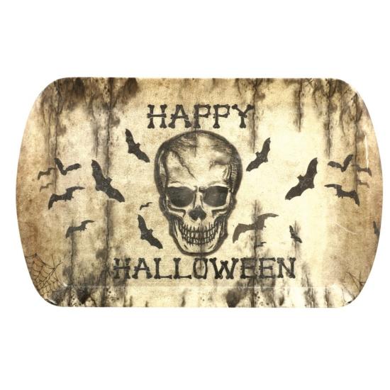 Bandeja decorativa con calavera (39 x 24 cm) Bandeja decorativa con calavera (39 x 24 cm)