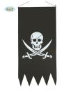 Bandera pirata negra con calavera